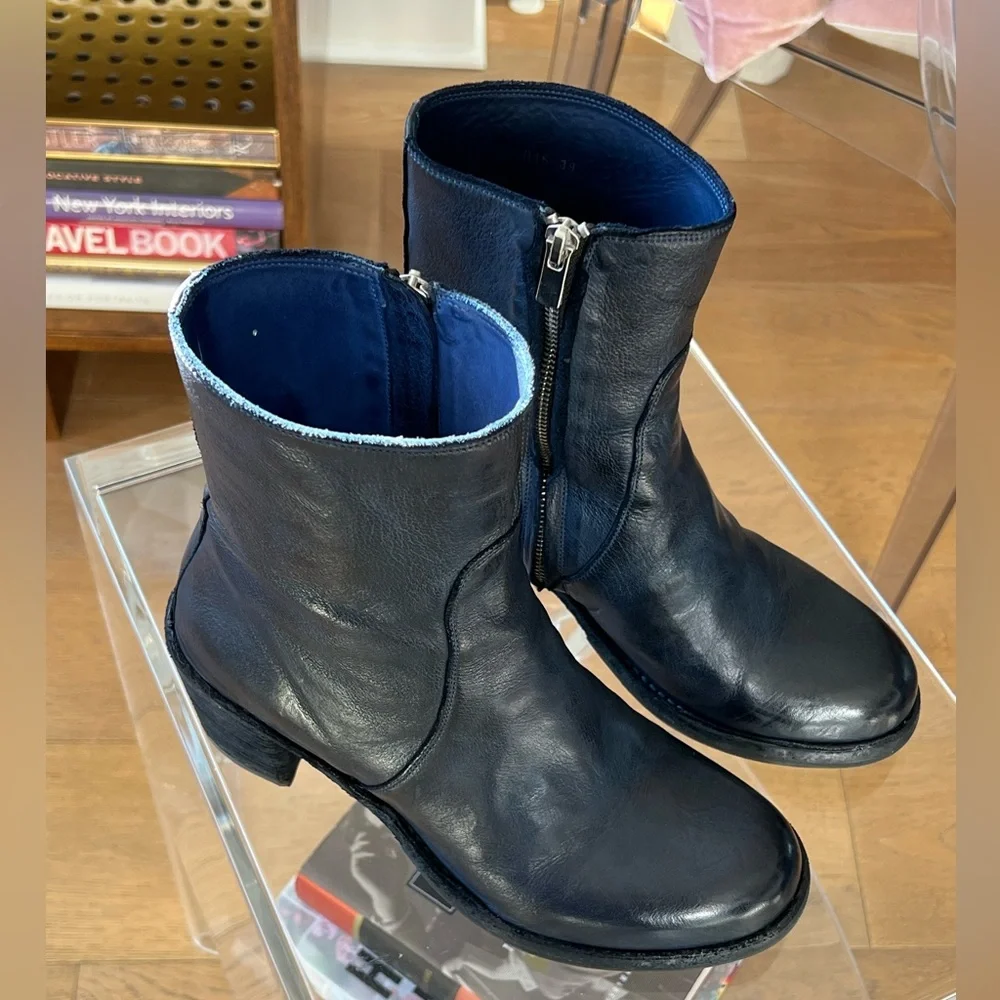 Officine Creative Agnes/O16 boot size 39 Dark Blue, 2.25” heel - Picture 1 of 8